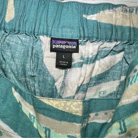 Patagonia Palms of My Heart Big : Dam Blue Shorts Size L - Picture 3 of 4